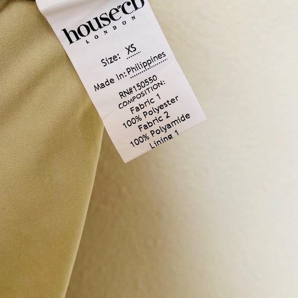 HOUSE OF CB 'Charlotte' Peony Print Midi Sundress green NWOT size XS - Picture 9 of 16